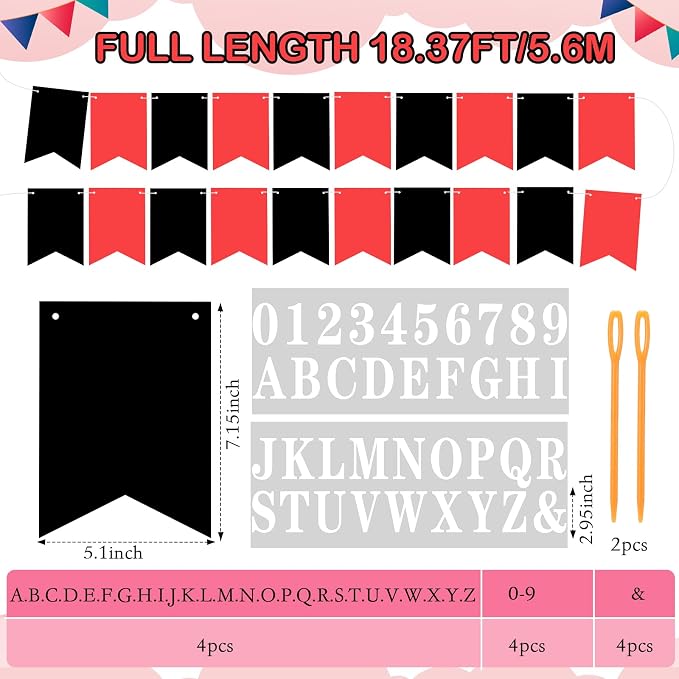 Mooliwe 171 Pcs DIY Custom Banner Kit Make Your Own Customizable Sign - Image 2