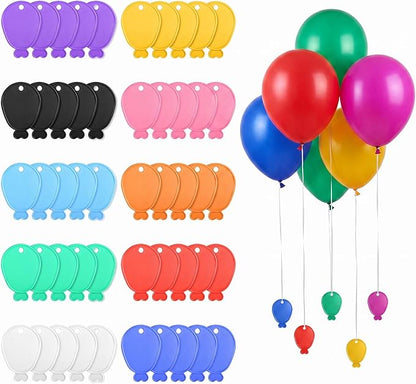 100 Pcs Balloon Weights Plastic Colorful Weights by Unknown