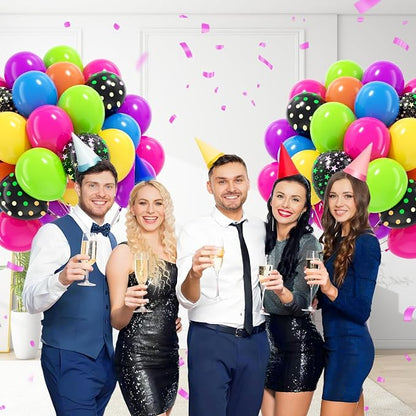 60pcs Neon Balloons 12inch - Image 6
