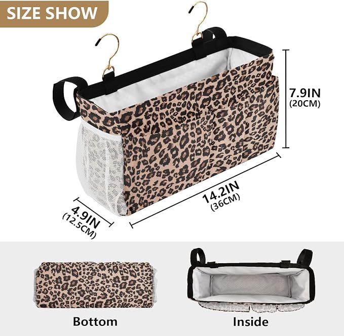 Bedside Caddy Hanging Bunk Bed Caddy Bed Organizer Hanging Pocket - Image 4