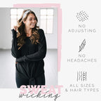 Maven Thread 4" Wide Workout Headbands for Women (2 Pack) – Non-Slip Sweatbands for Gym, Running & Yoga