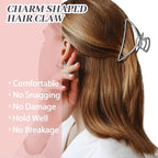 3PCS 3inch Metal Hair Clips,Metal Hair Claw Clips For Women,Hair Catch Barrette Jaw Clamp,Half Bun Hairpins for Everyday Use.(Set1)