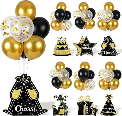 6 Sets Birthday Balloon Stand Kit by Unknown