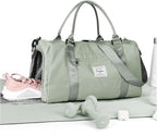 Gym Bag Womens,Travel Duffel Carry on Bag Sport Tote Bag Weekend Overnight Bag