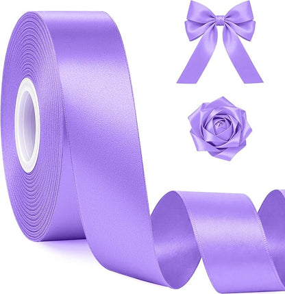 1In 30Yards Violet Satin Ribbon by Fullive