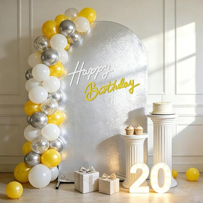 TONIFUL Happy Birthday Sign for Backdrop - Image 5