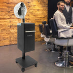 Nano Hair Steamer Micro Mist Hydration Hair Machine Professional Standing Hooded Hair Steamer for Deep Conditioning Multi-Function Hair Care Equipment for Color, SPA, Ozone, Hair and Scalp Care, 110V
