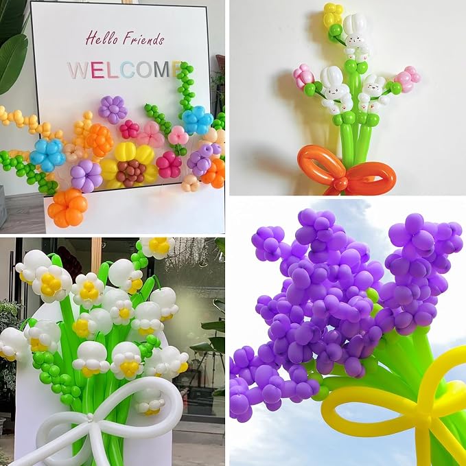 100Pcs Color 260 Balloons, Long Balloon - Image 5