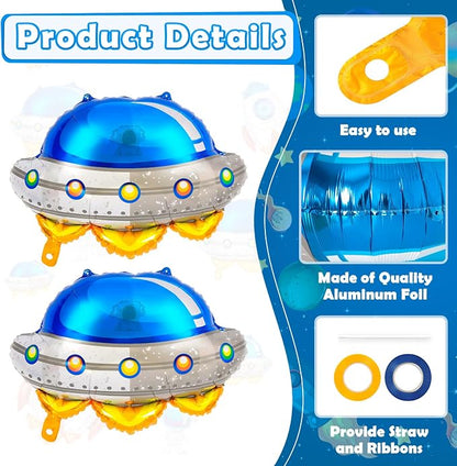 6 Pcs Alien UFO Balloons for Kids - Image 5