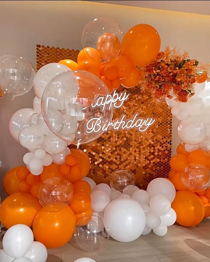 100pcs 12inch Orange Balloons - Image 3