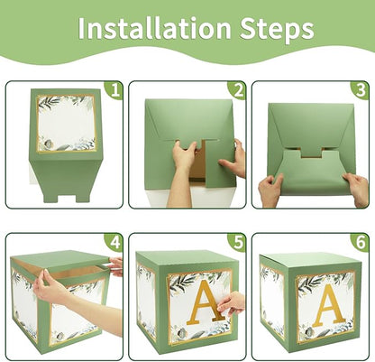 RUBFAC Baby Shower Boxes with Letters - Image 4