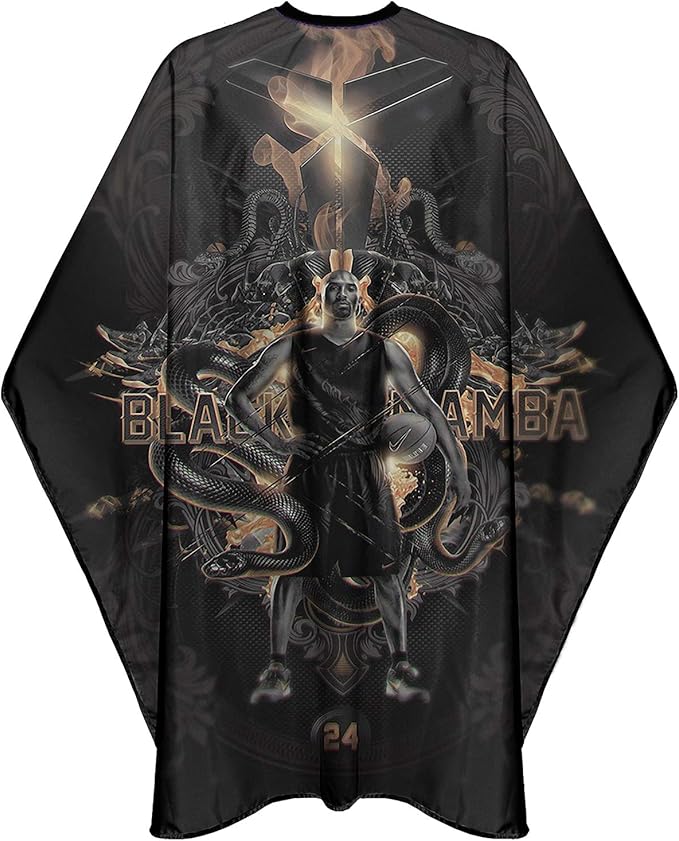Barber Capes for Men Hair Cutting Salon Cape with Snaps Hairdresser Gown Stylist Cape- 63”× 56”