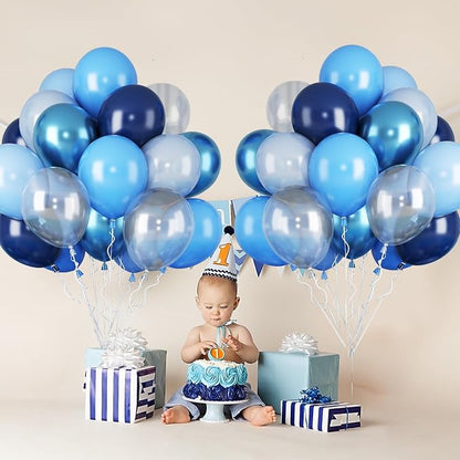 Blue Balloons for Ocean Shark Birthday Party Decorations Under the Sea Balloon - Image 5