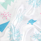 Christmas Tree Satin Pillowcase for Hair & Skin Care, Standard Size Set of 2 - Luxurious Satin Pillow Cover with Envelope Closure(20x26 Inches)