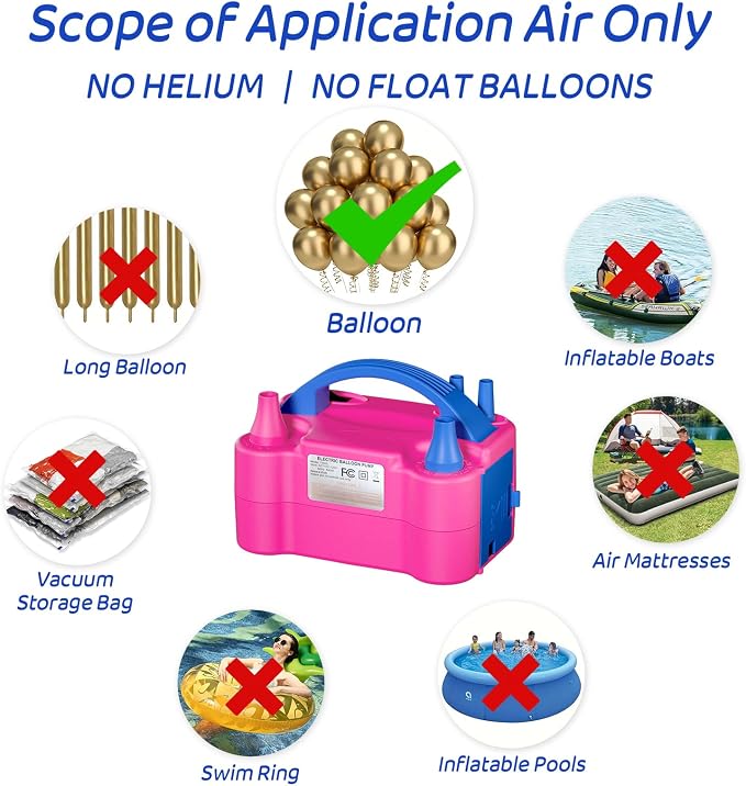 SINBEE Balloon Pump Electric Party Decorations - Image 6