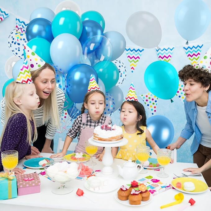 Teal Blue Balloons - Image 4