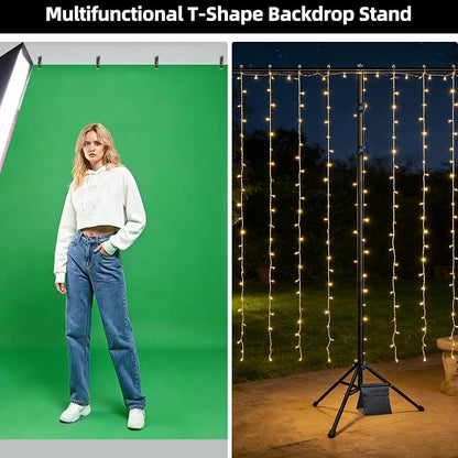Hemmotop Adjustable Backdrop Stand 10x8.5ft Heavy Duty | - Image 5
