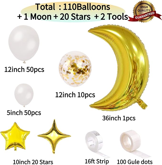White Balloon Garland Kit - Image 5