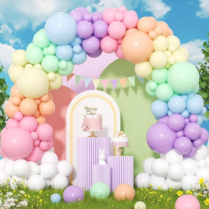 426Pcs Pastel Balloon Arch Kit by Unknown