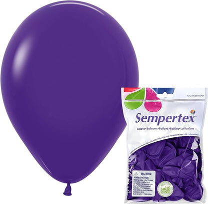 Sempertex Fashion Violet Balloons, 11 Inch, vibrant color, by Sempertex