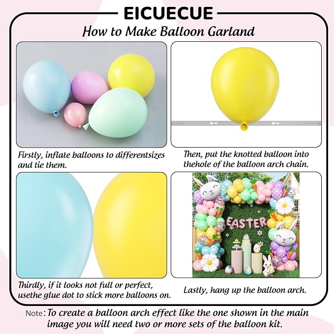 171Pcs Easter Balloon Arch Kit - Image 3