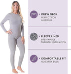 Rocky Thermal Underwear Women Long Johns Womens Thermals Top Bottom Set Fleece Lined Under Wear Clothes Base Layer Thermals