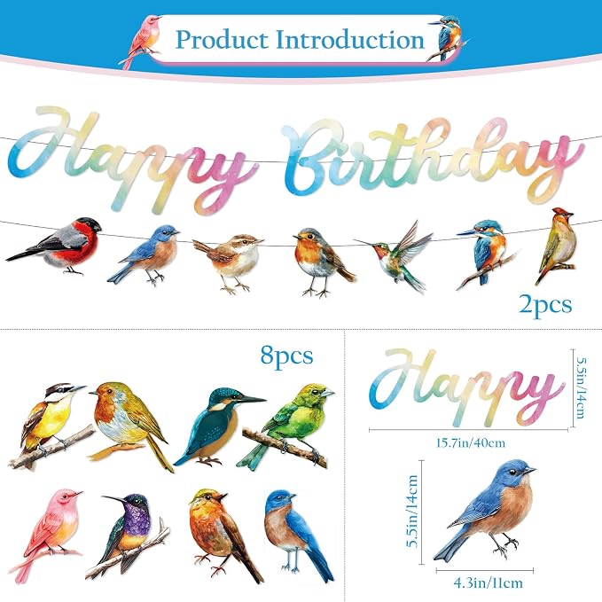 HummingBird Birthday Party Decorations - Image 2