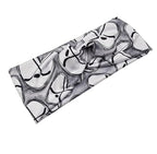 Soft Stretchy Headband, 3-in-1 Versatile Twist Style, One-Piece (Hockey Hearts, Adult)