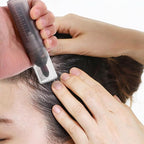 FRCOLOR Scalp Applicator Comb with Dropper and Brush for Precise Hair Oil Application Suitable for All Hair Types Compatible with Growth Serums and Scalp Treatments