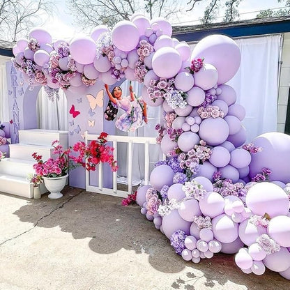 KBZVNAF Pastel Purple Latex Party Balloons 50 Pack 12 inch | Lavender Helium - Image 3