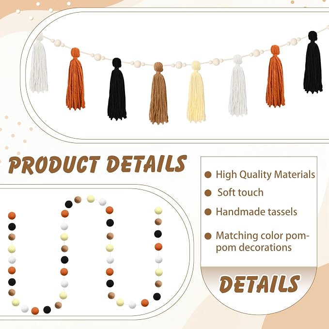 SmoothNovelty 139 Pcs Felt DIY Custom Banner Kit Include 104 Letters 18 - Image 5