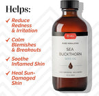 sibu Premium Himalayan Sea Buckthorn Seed Oil, 4 oz