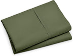 Bare Home Microfiber Pillow Cases - King Size Set of 2 - Cooling Pillowcases - Double Brushed - Cypress Pillowcases 2 Pack - Easy Care (King Pillowcase Set of 2, Cypress)