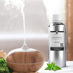 VINEVIDA Spearmint Essential Oil 32 oz - Undiluted Spearmint Oil 32 oz - Spearmint Candle Oil Scent - DIY Candle Scents for Candlemaking - Bulk Essential Oil for Soap Making Safe for Skin