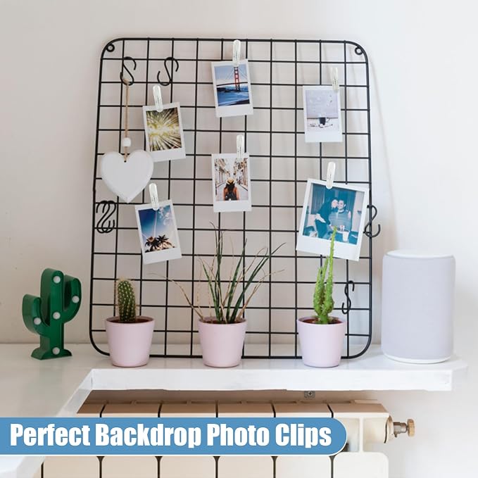 20 Pack Clear Balloon Arch Clips, 2.4 Inch Plastic Backdrop Spring Clamps - Image 4