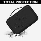 Hair Dryer Case for Shark HD112BRN & HD331 HyperAIR IQ 2-in-1 Concentrator, Storage Pouch for Dyson/Shark Flexstyle Styler Attachments and Clips, Black