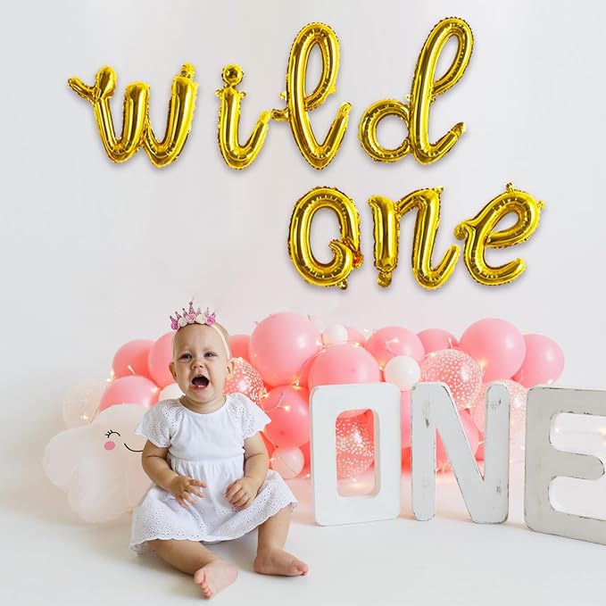 TONIFUL Cursive Gold Letter Balloon 2 Set 16Inch A-Z Custom Alphabet Banner | - Image 3