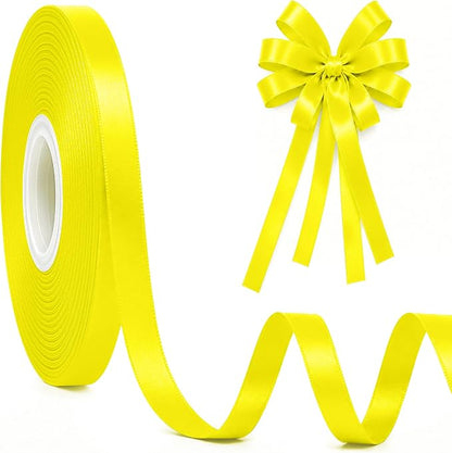 3/8In 30Yards Lemon Yellow Thin Ribbon by Fullive