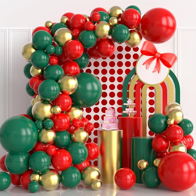 Christmas Balloons Garland Kit by PATYDECRO
