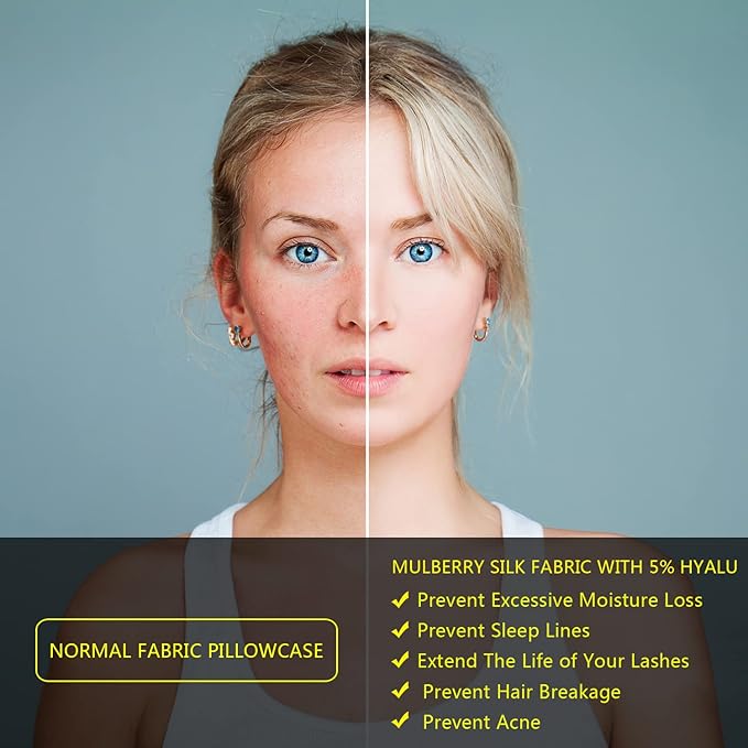 Silk Pillowcase 2 Pack, Mulberry Silk Pillow Cases Queen Size Set of 2, Anti Acne Silk Pillowcase for Hair and Skin, Natural Silk Satin Pillowcases Gifts for Women Men 2 Pack with Zipper,Hot Pink