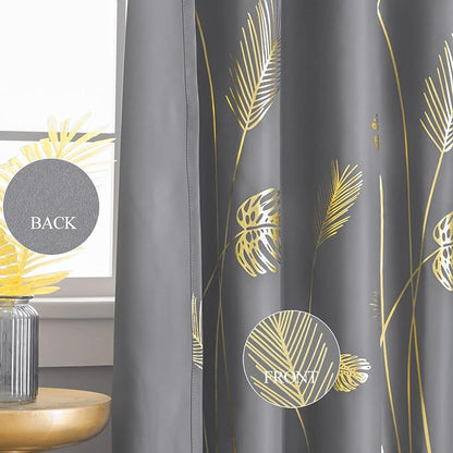 Grey Blackout Curtain for Sliding Door 100W x 84L Inch, Wide Patio Door Curtain - Image 5