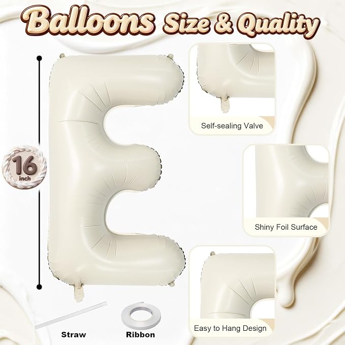 Beige HOME SWEET HOME Letter Balloon - Image 2