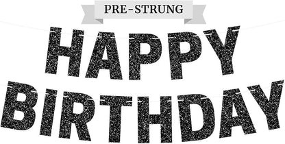 Pre-Strung Happy Birthday Banner by PerfectOccasion