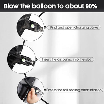 17 Balloon - Black Birthday Number Balloons, 40 Inch Decorations Men Women | - Image 6