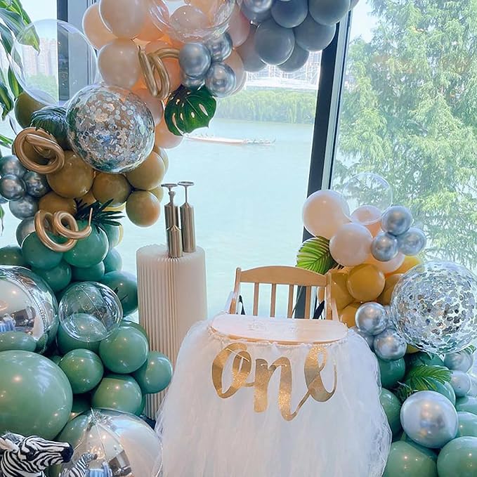 Retro Peacock Blue Balloons, Birthday Decoration, Wedding Party, Baby Shower - Image 4