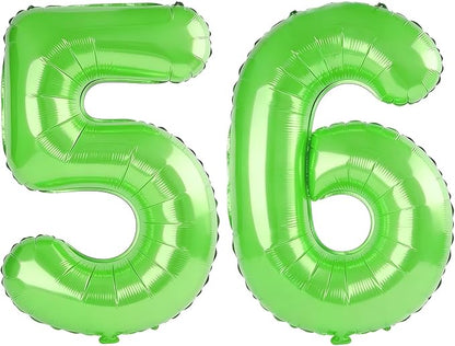 40 Inch Number 56 Balloons for 56th Birthday Party Decorations, 0-100 Fruit by FOBELEC