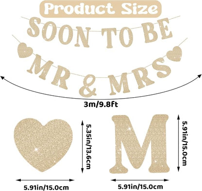 Soon To Be Mr & Mrs Sign Banner - Image 2