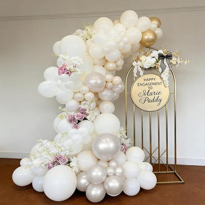 100pcs 5inch Small Pearl White Balloons | 5” Mini Pearl Party Latex Balloons Kit - Image 5