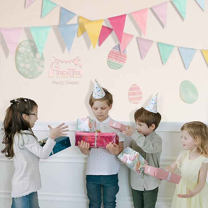 Pennant Banner Flags Pastel - Image 6