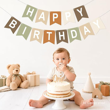 Happy Birthday Banner Birthday Party Banner NO DIY Happy Birthday Sign | - Image 6